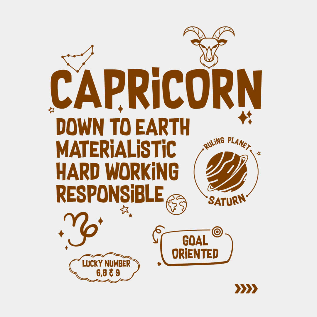 Capricorn - Unisex Over-sized T-shirt