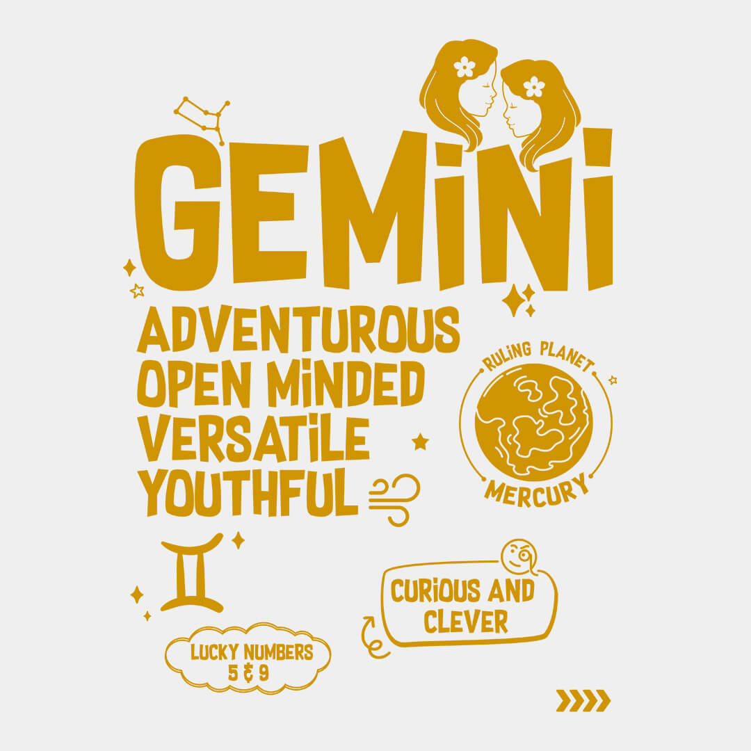 Gemini - Unisex Over-sized T-shirt