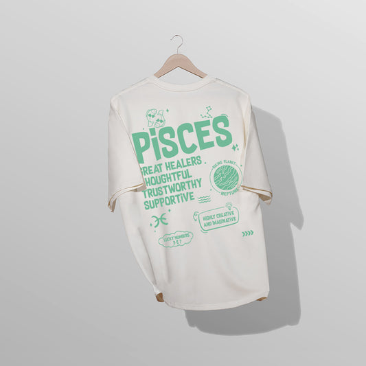 Pisces - Unisex Over-sized T-shirt