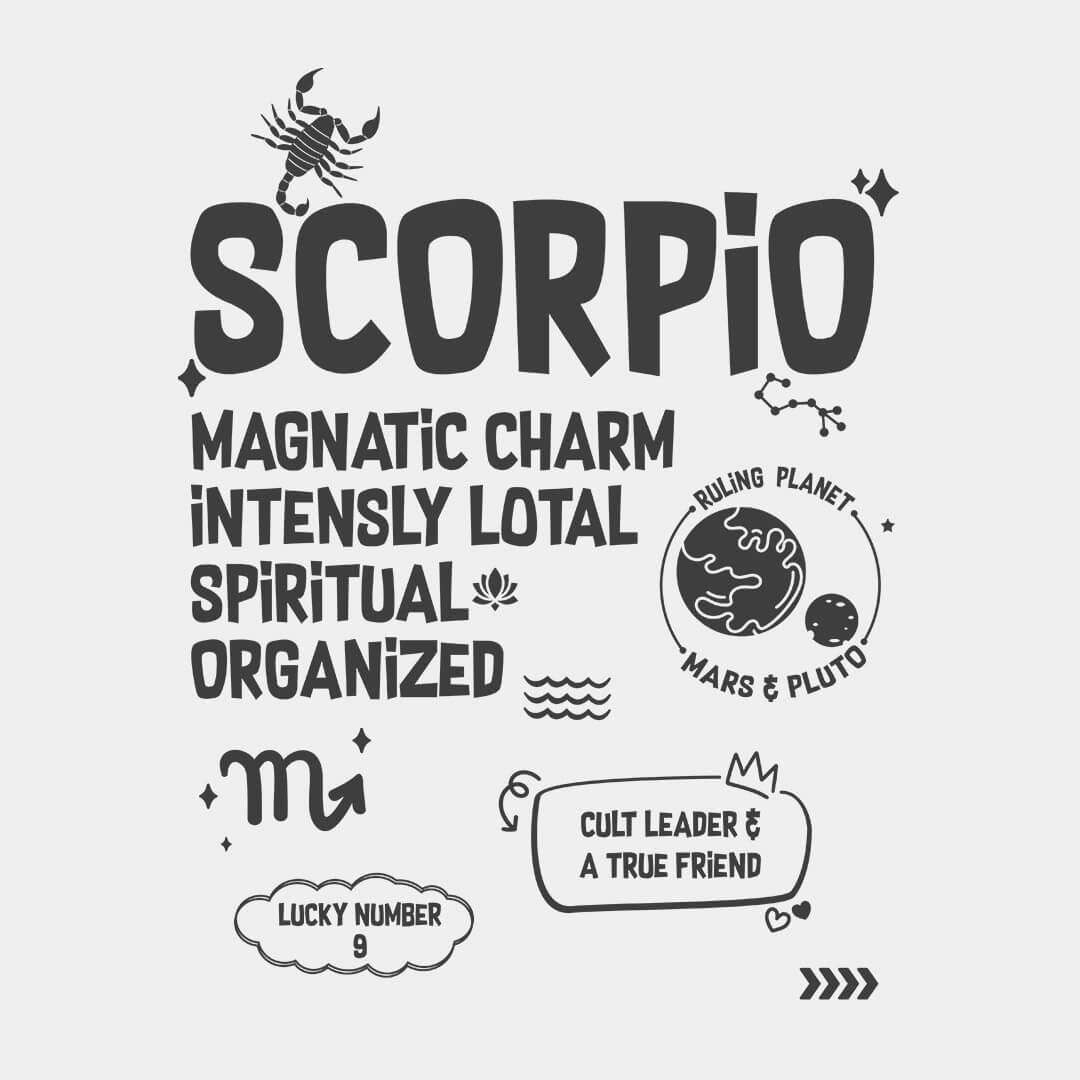 Scorpio - Unisex Over-sized T-shirt