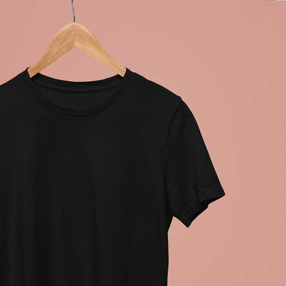 Black Solid Unisex T-Shirt