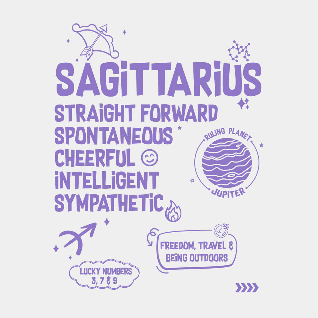 Sagittarius - Unisex Over-sized T-shirt