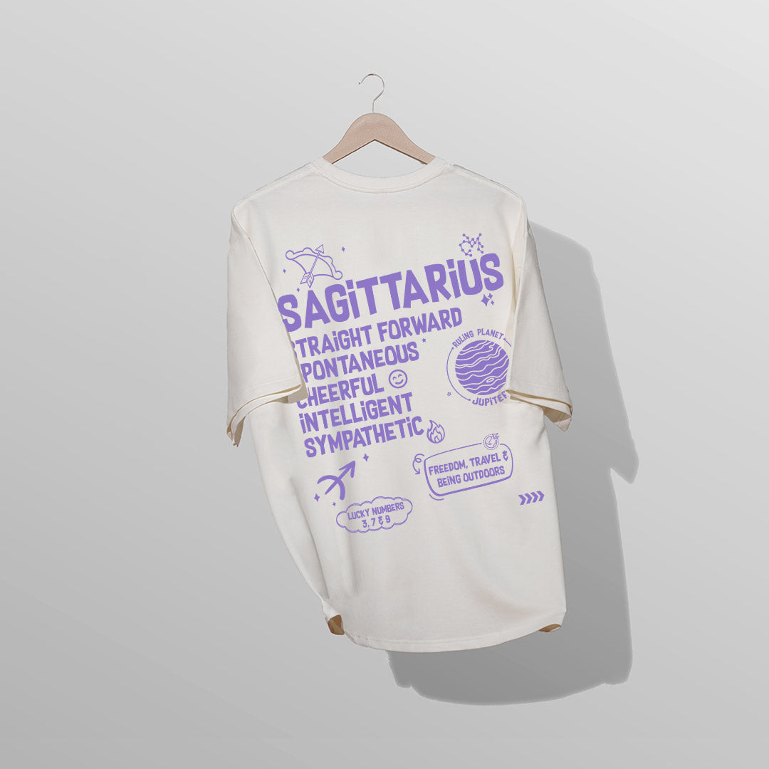 Sagittarius - Unisex Over-sized T-shirt