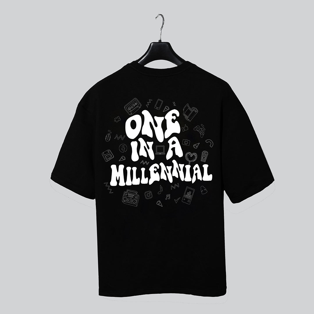 One in a Millennial - Black - Unisex T-Shirt