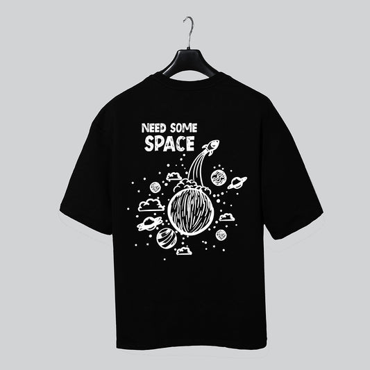 Need Some Space - Black - Over-sized T-Shirt