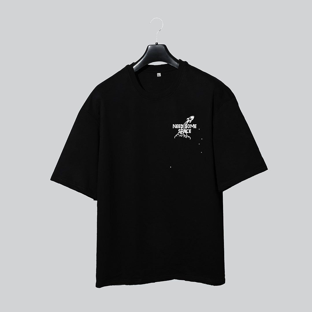 Need Some Space - Black - Over-sized T-Shirt