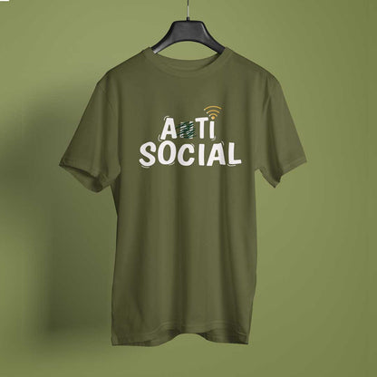 Ati Social - Green - Unisex - Graphic Printed T-Shirt