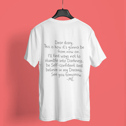 Dear Diary - White - Unisex T-Shirt