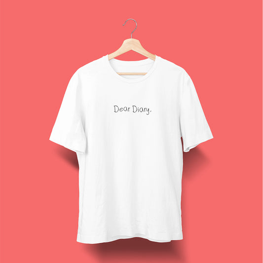 Dear Diary - White - Unisex T-Shirt