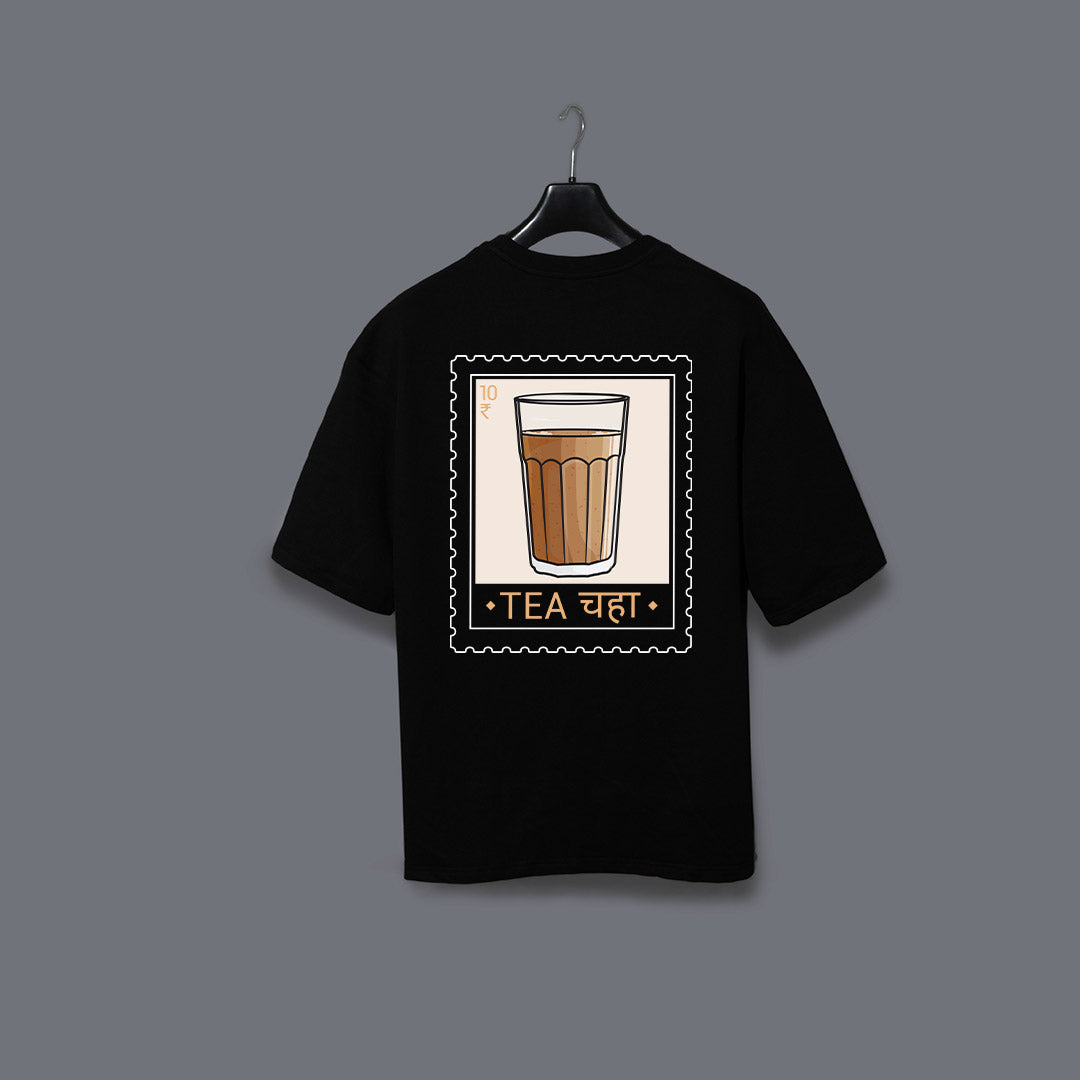 Tea Stamp - Unisex Over-sized T-shirt